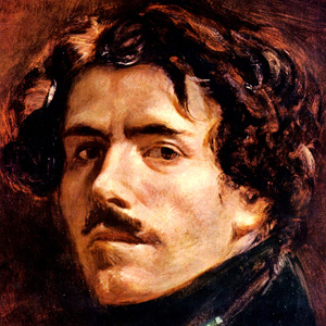 Painter Eugene Delacroix - age: 65