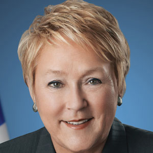 Politician Pauline Marois - age: 73